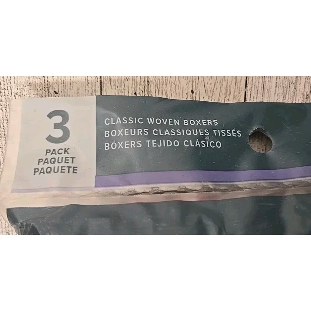 Gildan Boxer Shorts Underwear 2X 44-46 Men Plaid Classic Woven 3pk Lot of 2 NEW
